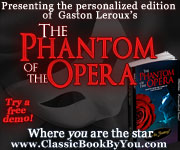 Personalized Phantom of the Opera from Classic Book By You
